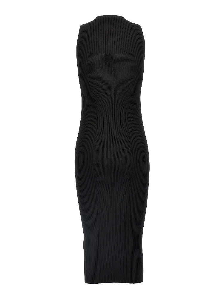 Black Viscose Midi Dress alternative