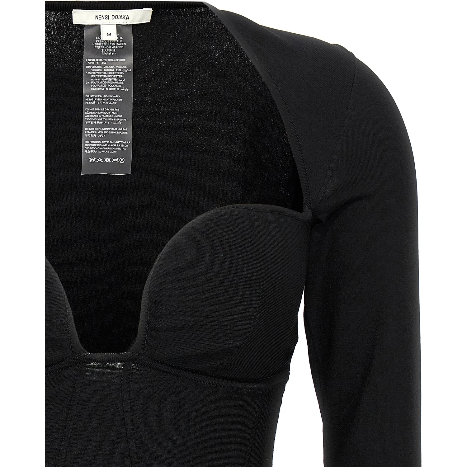 Black Viscose Tank Tops