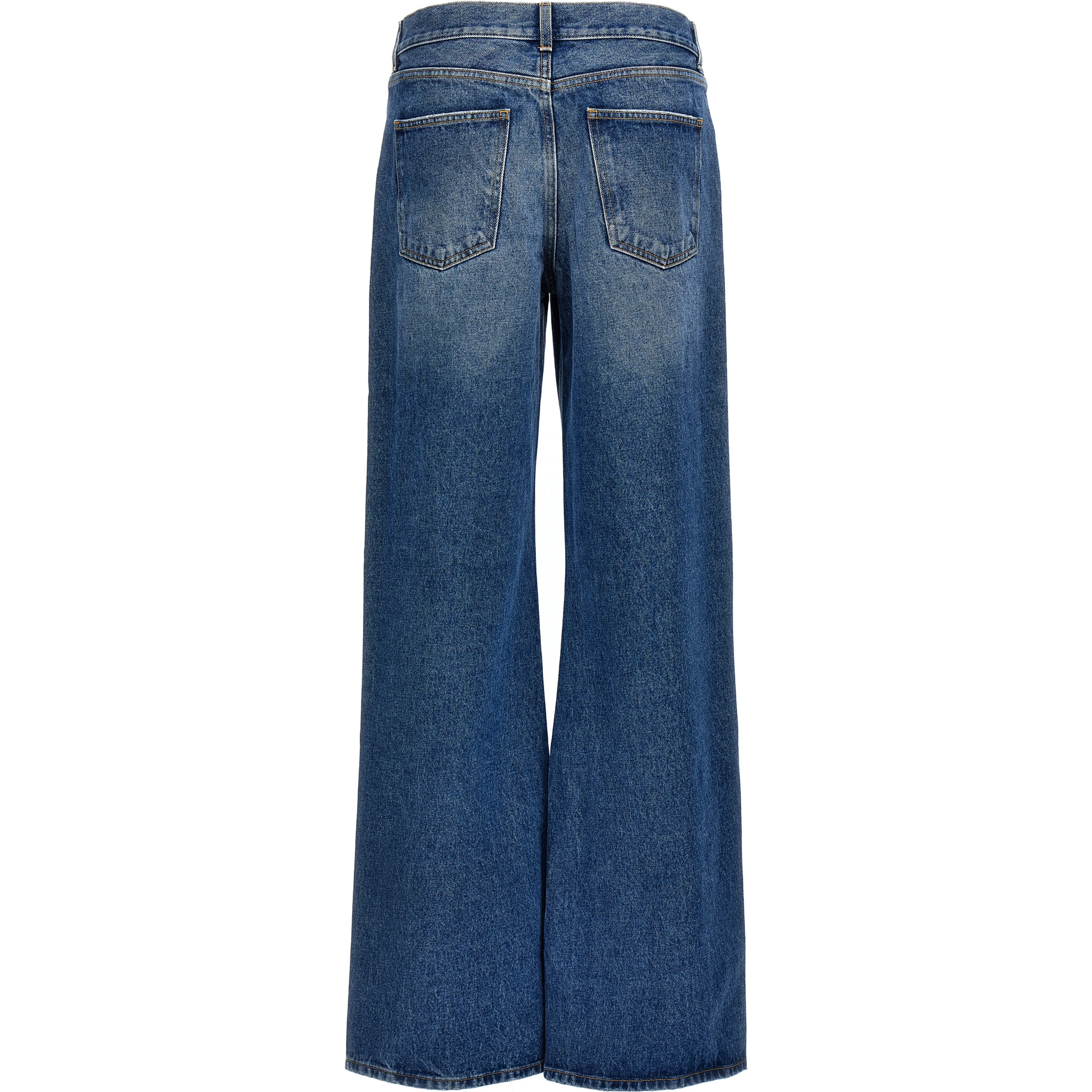 Blue Cotton Jeans Denim