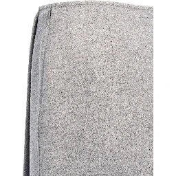Gray Wool Long Skirt