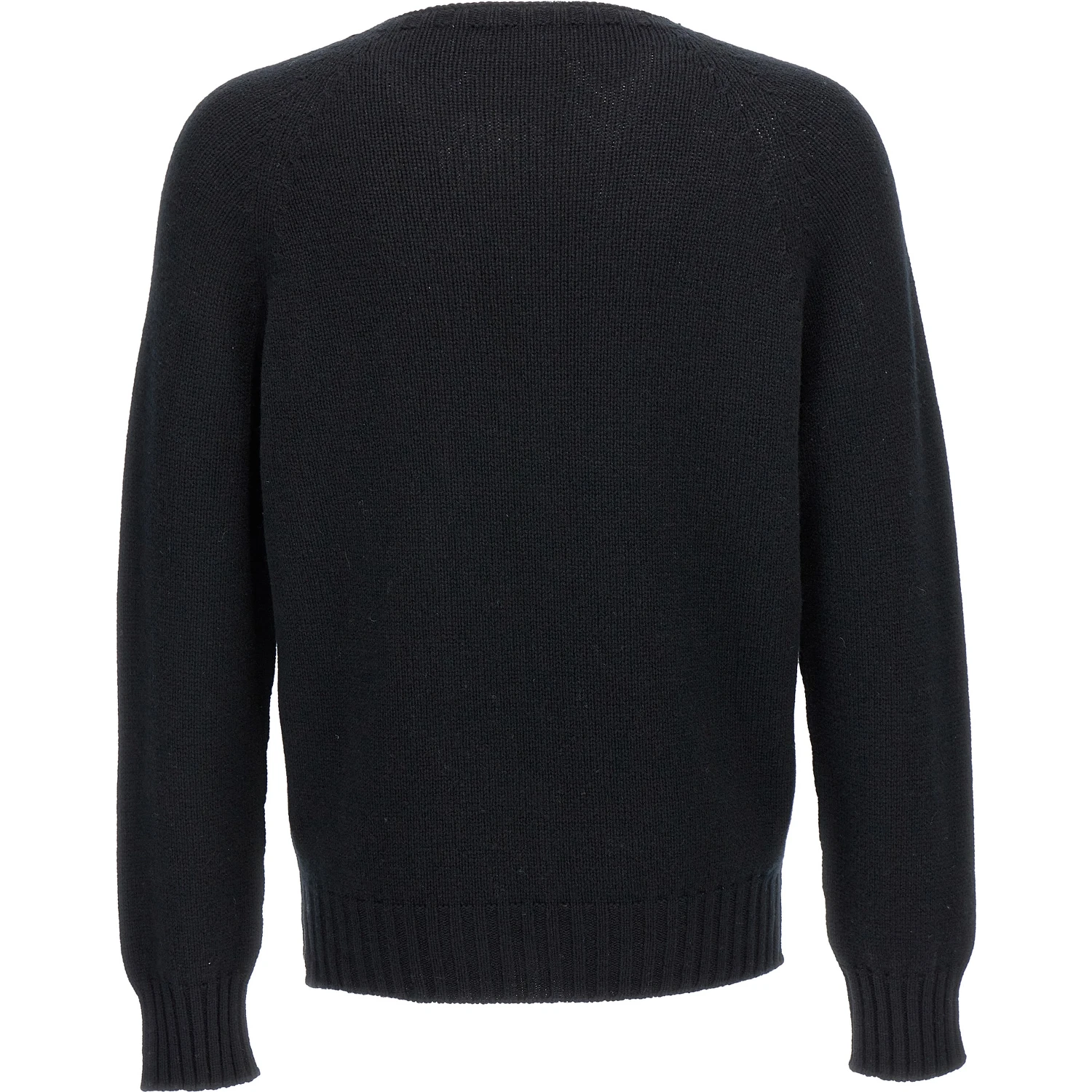 Black Wool Cardigan