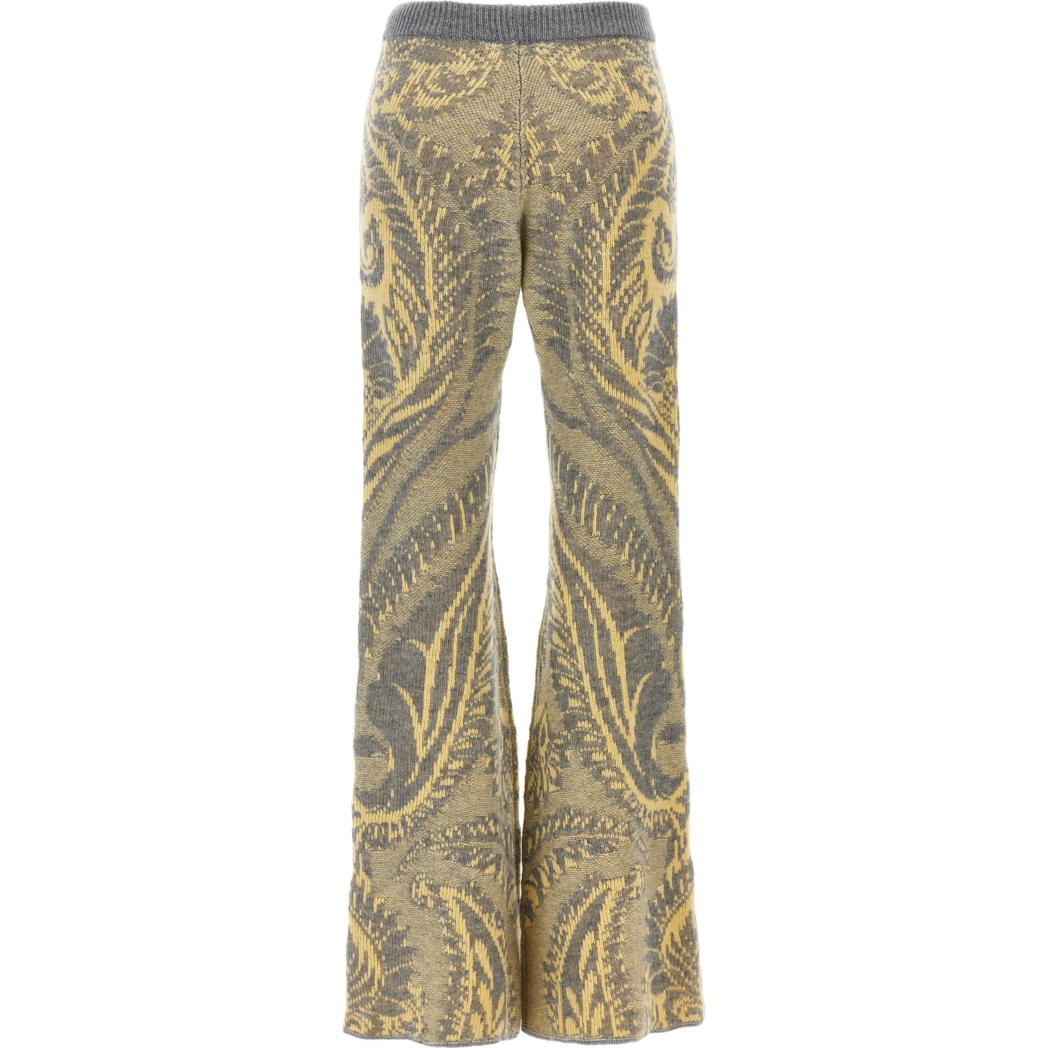 Multicolor Wool Flared Pants
