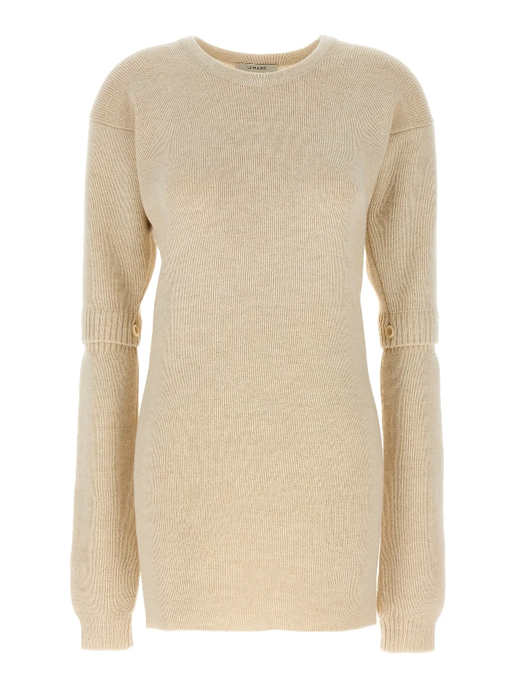 White Acetate Short Dress