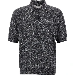 Multicolor Silk Polo Shirt