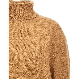 Beige Virgin Wool Cardigan