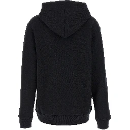 Black Cotton Hoodie