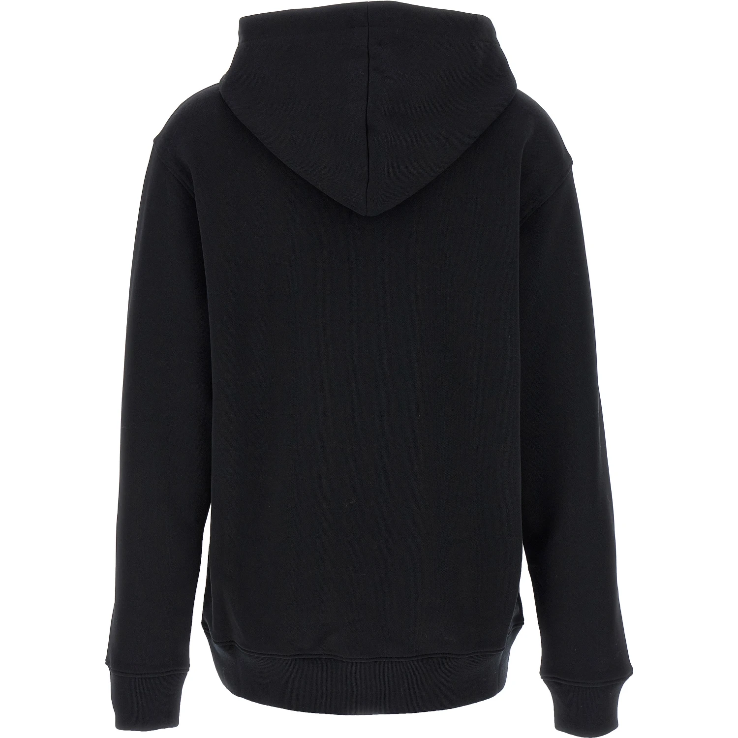 Black Cotton Hoodie