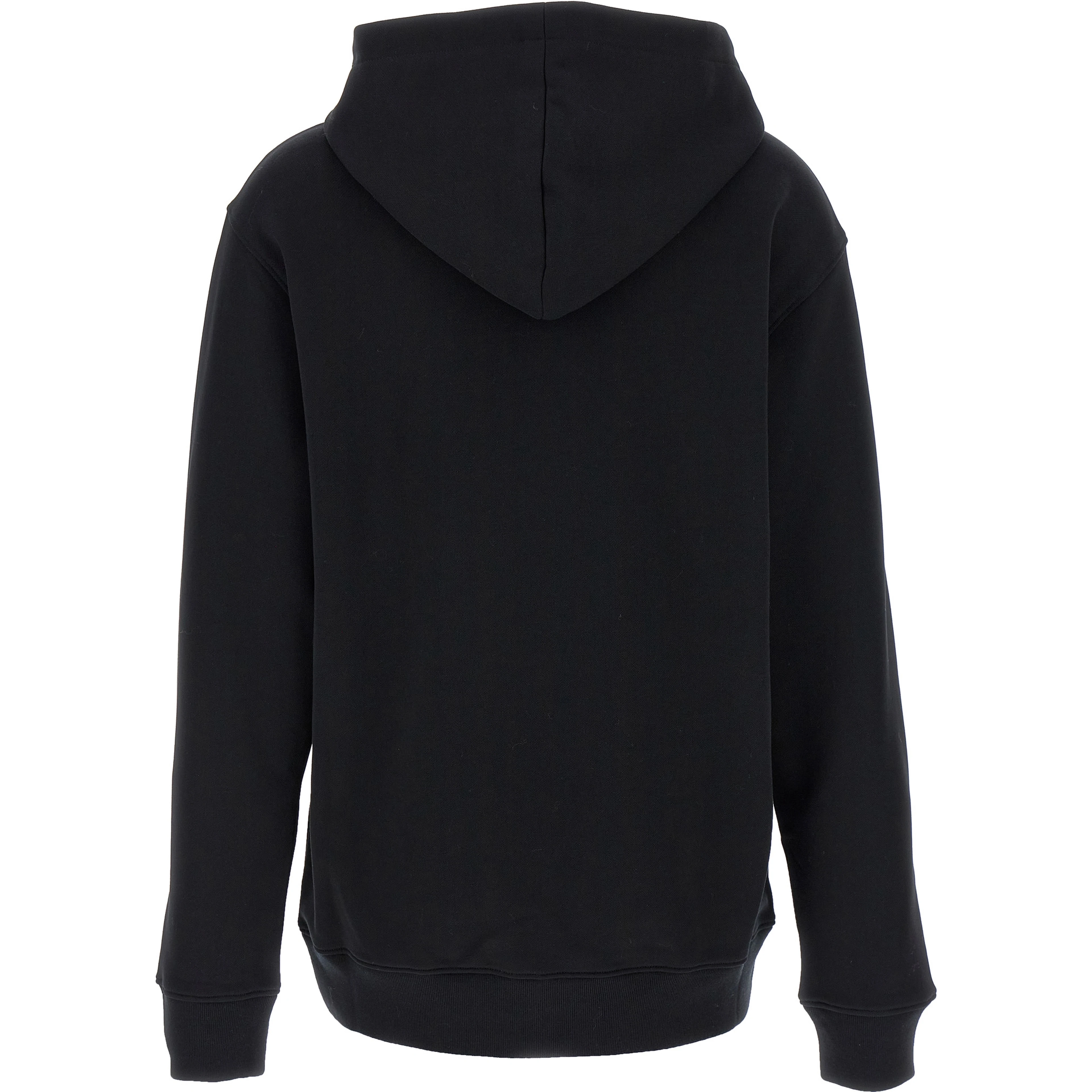 Black Cotton Hoodie