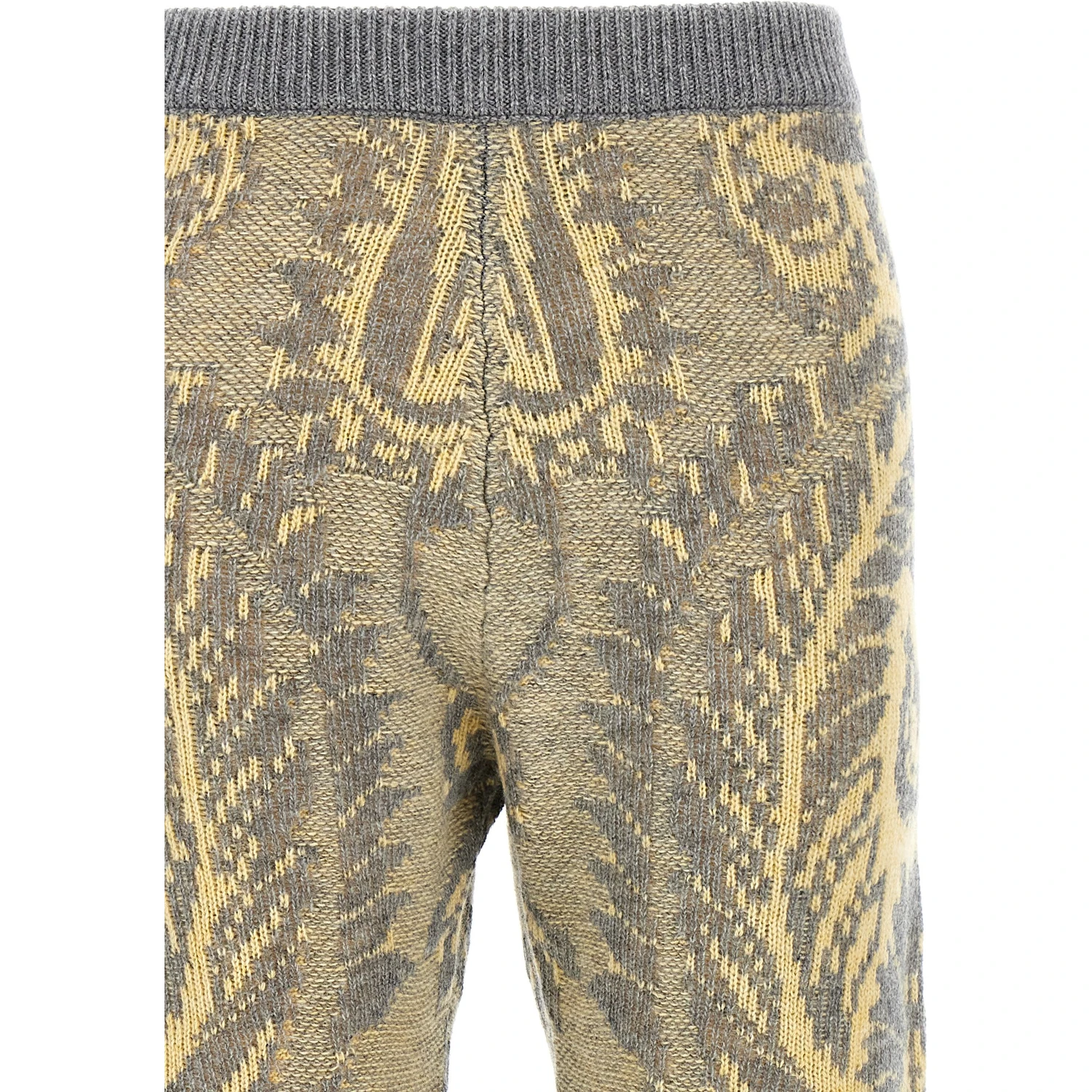 Multicolor Wool Flared Pants