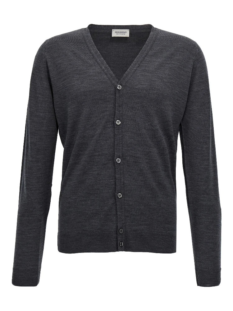 Gray Wool Cardigan