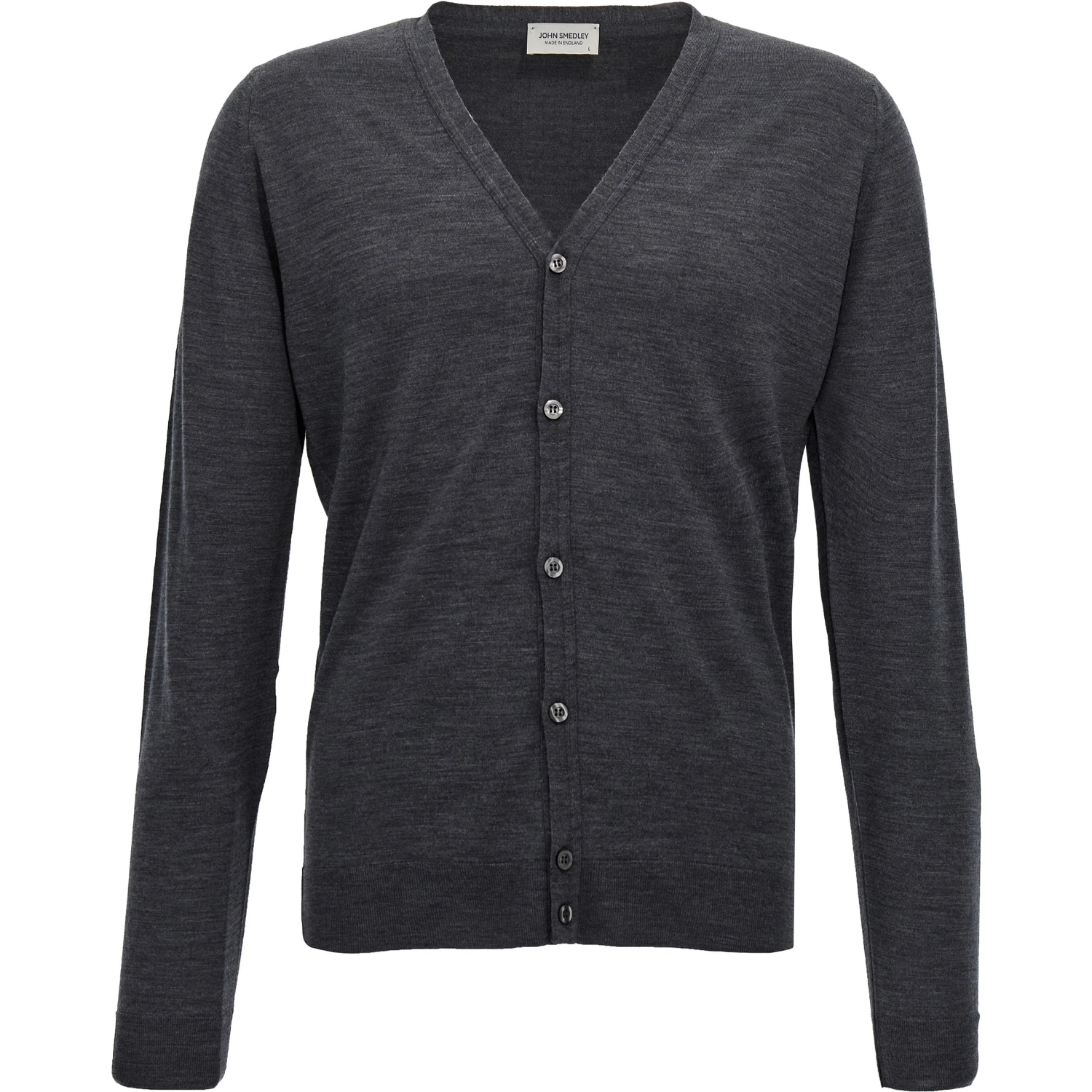 Gray Wool Cardigan