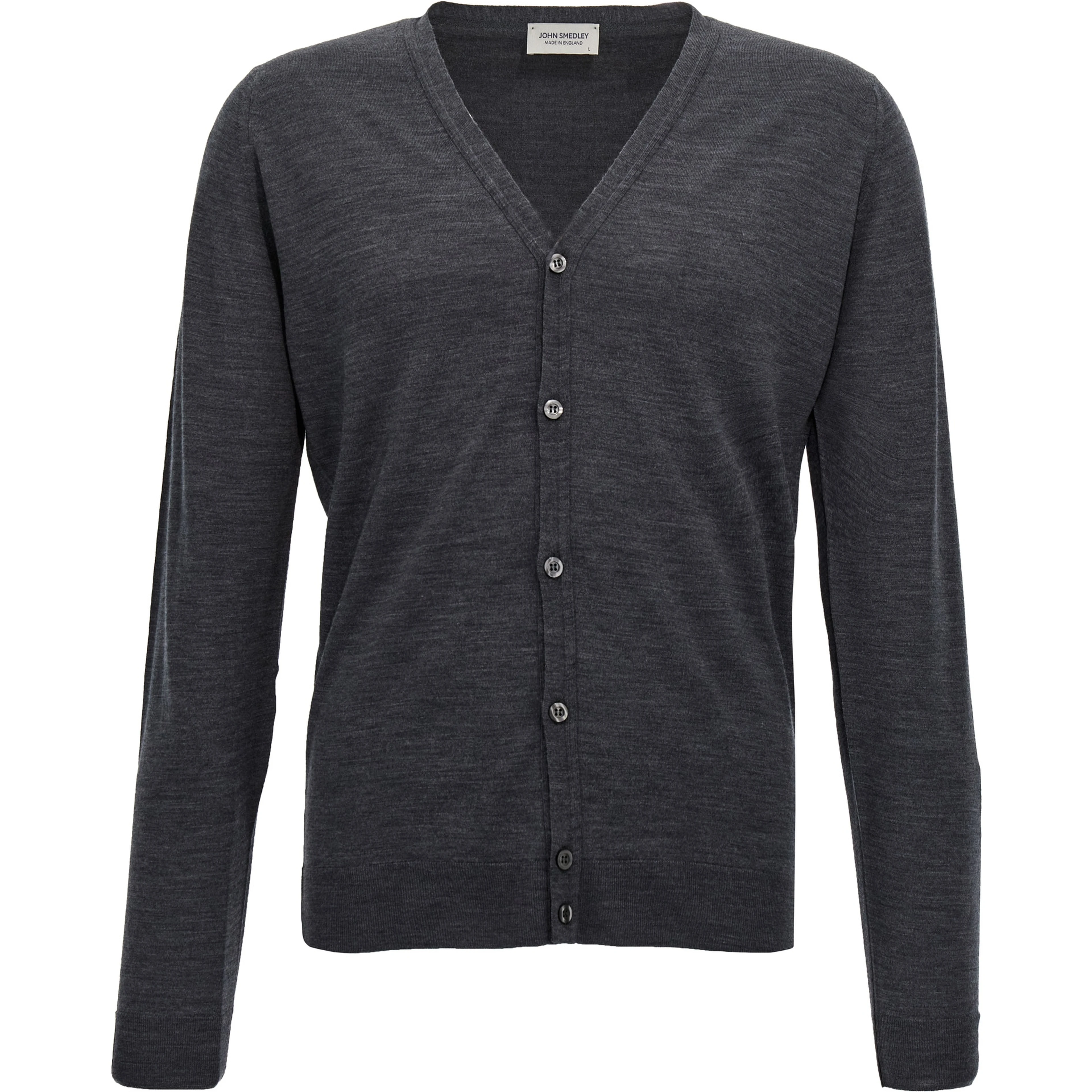 Gray Wool Cardigan