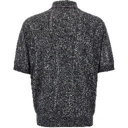 Multicolor Silk Polo Shirt