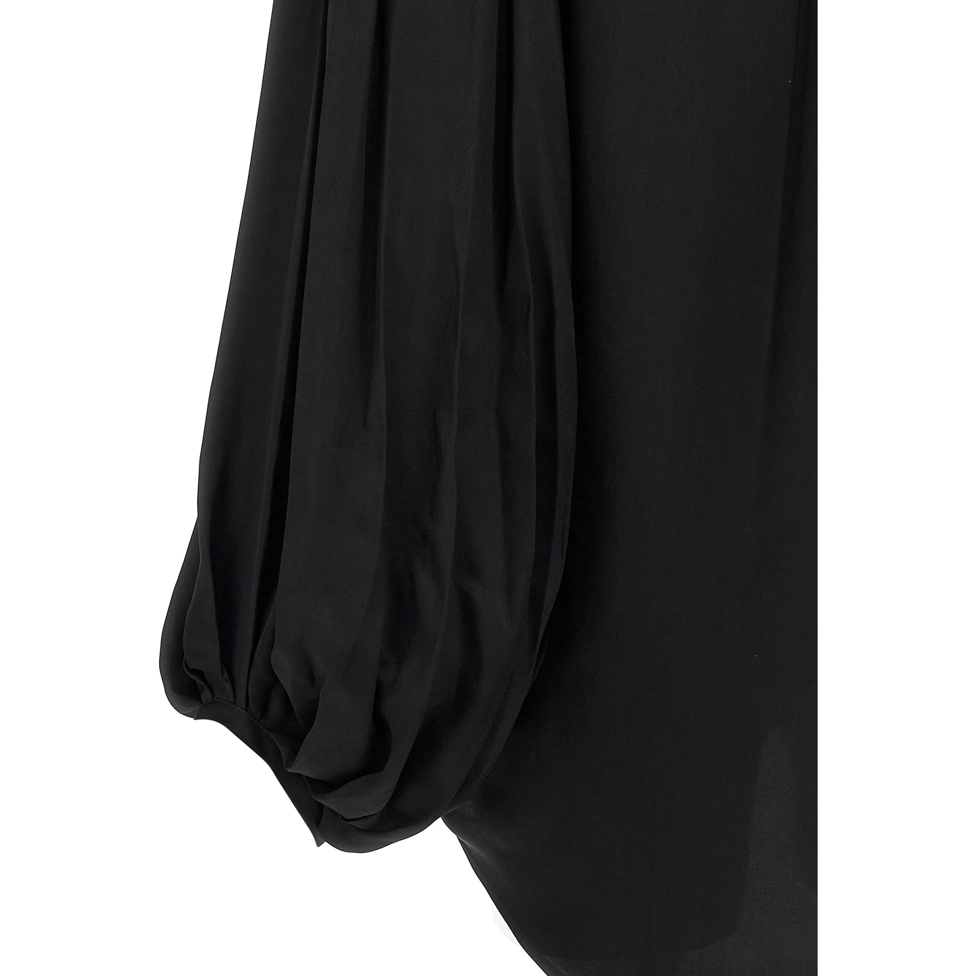 Black Cupro Blouse