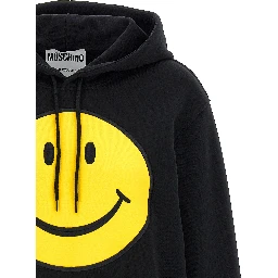 Black Cotton Hoodie
