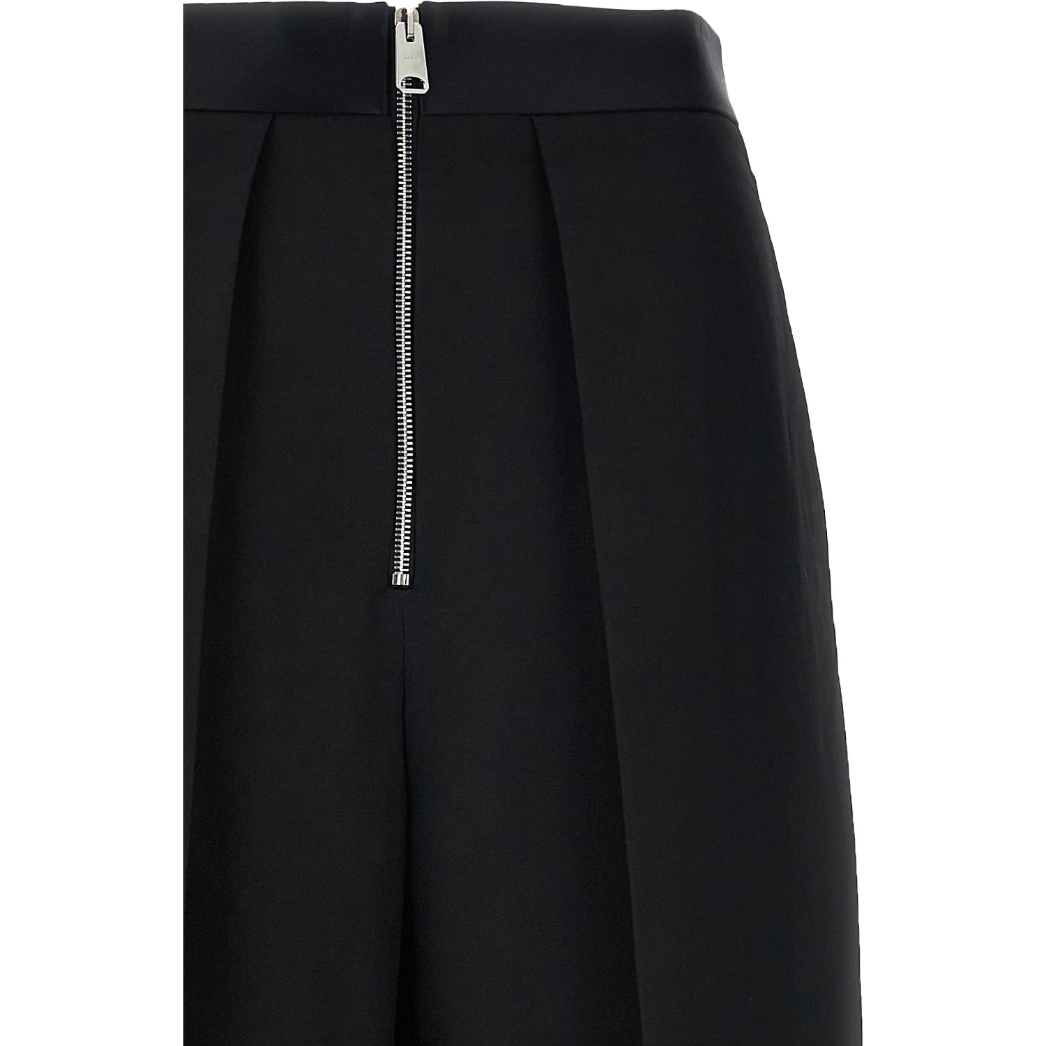 Black Viscose Casual Pants