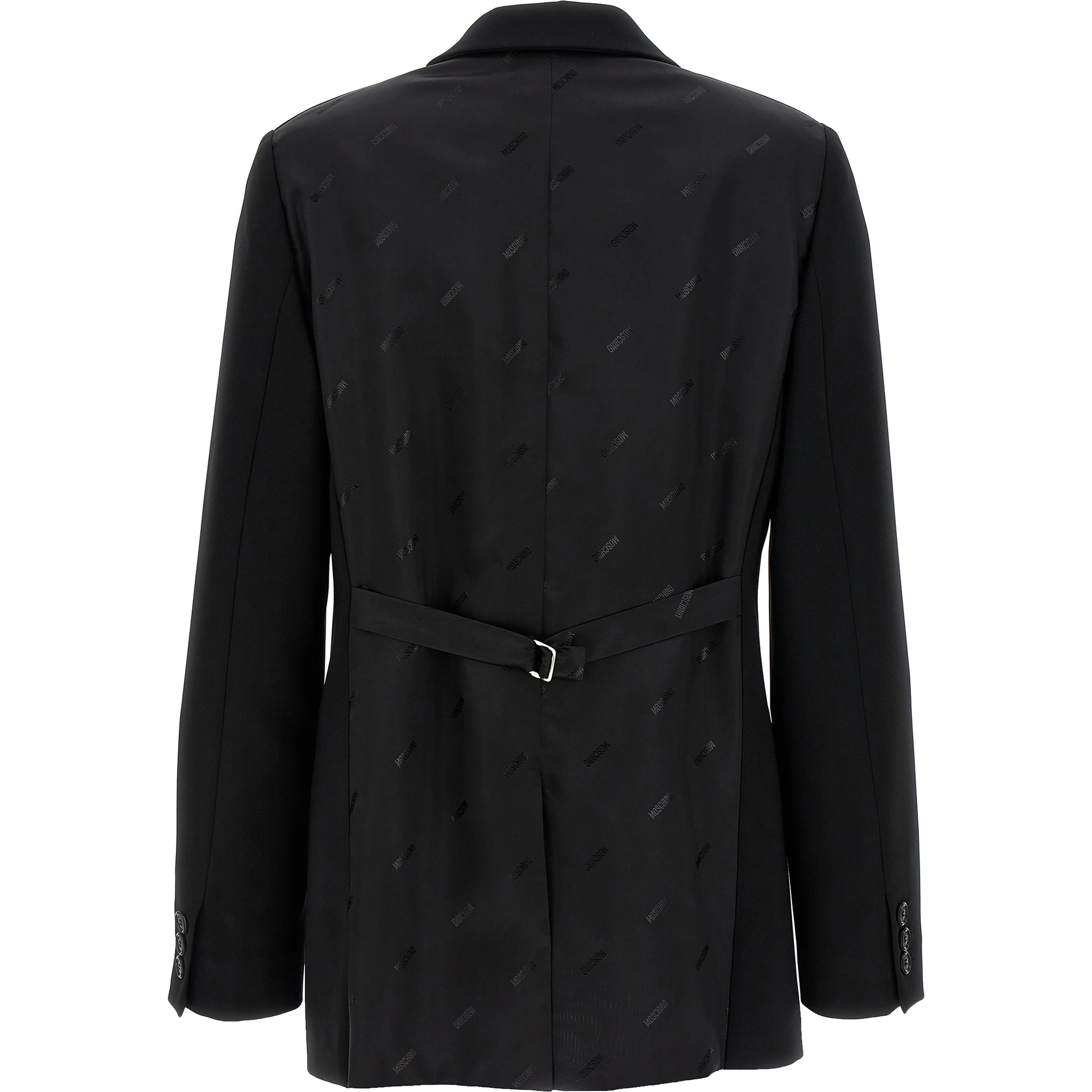 Black Polyester Blazer