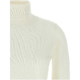 White Merino Wool Cardigan