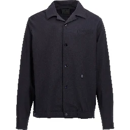 Blue Elastane Blouse