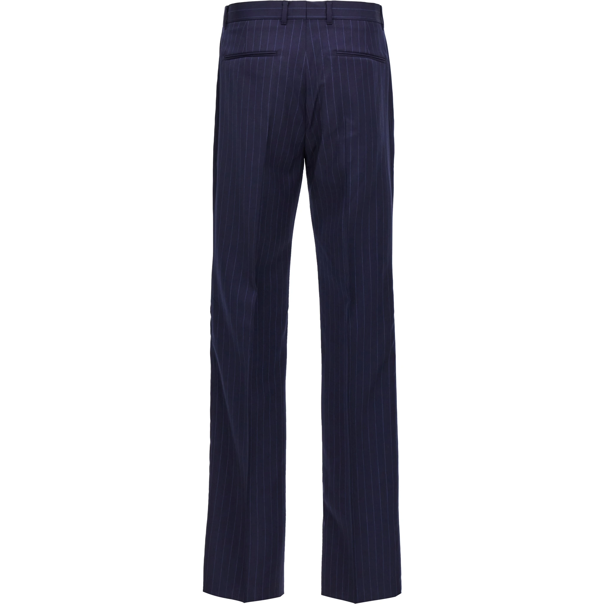 Blue Wool Dress Pants