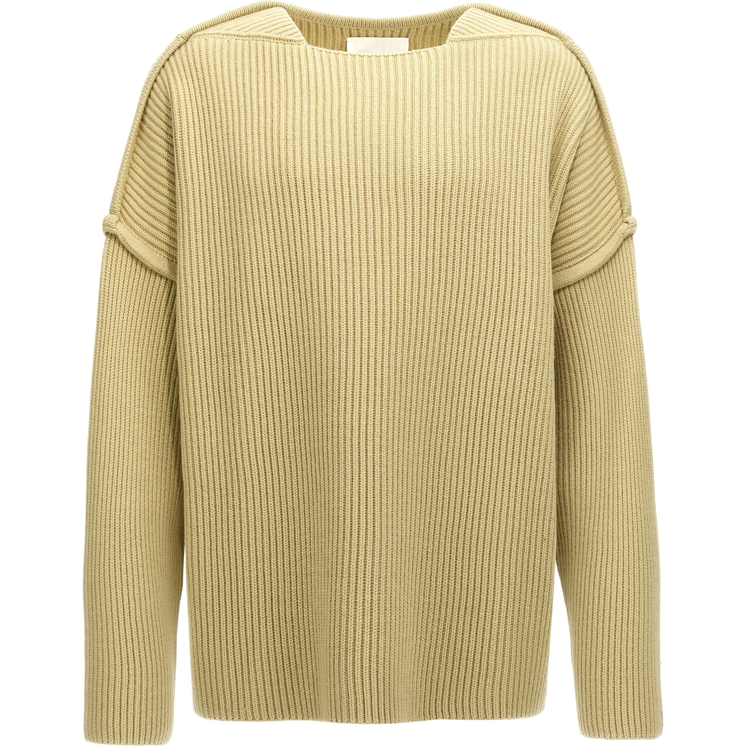 Bicolor Wool Cardigan