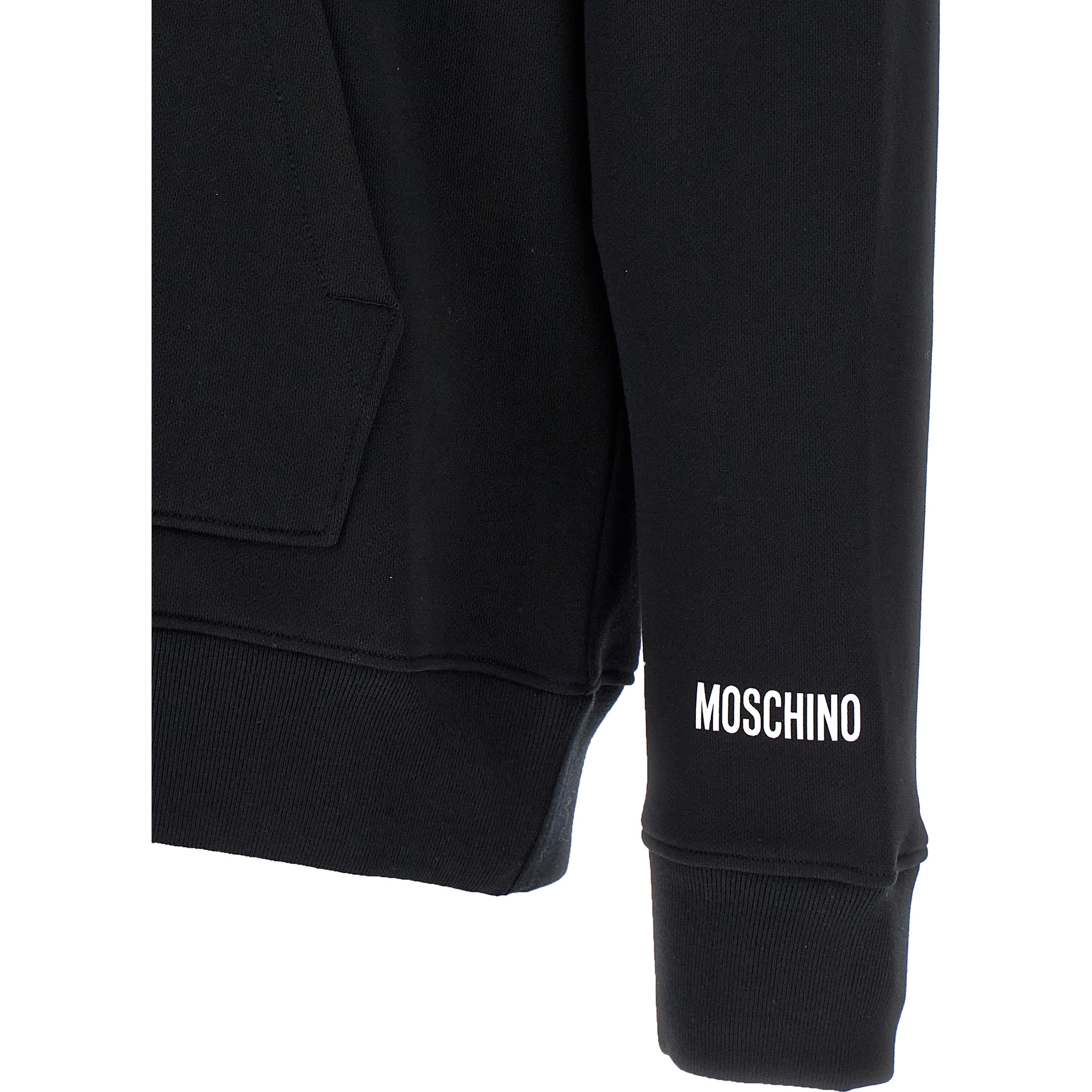 Black Cotton Hoodie