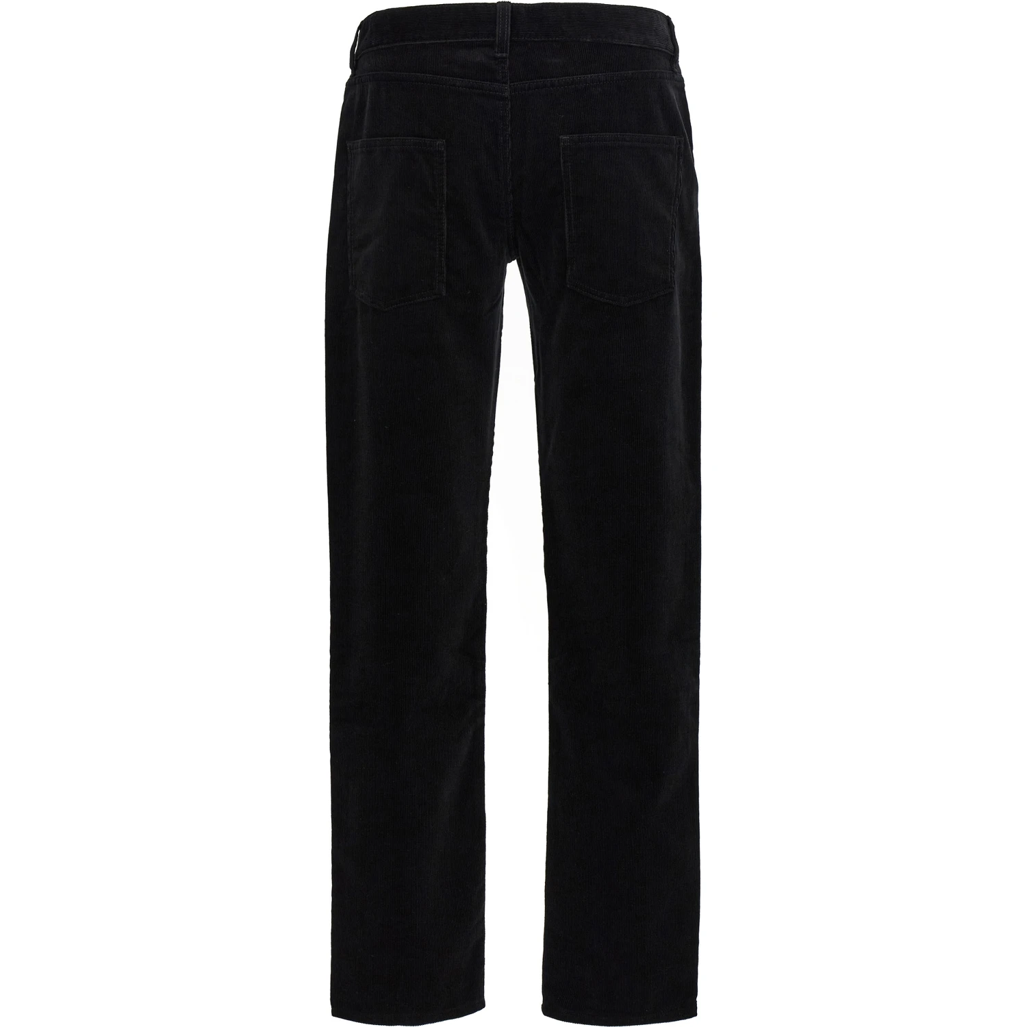 Black Cotton Casual Pants