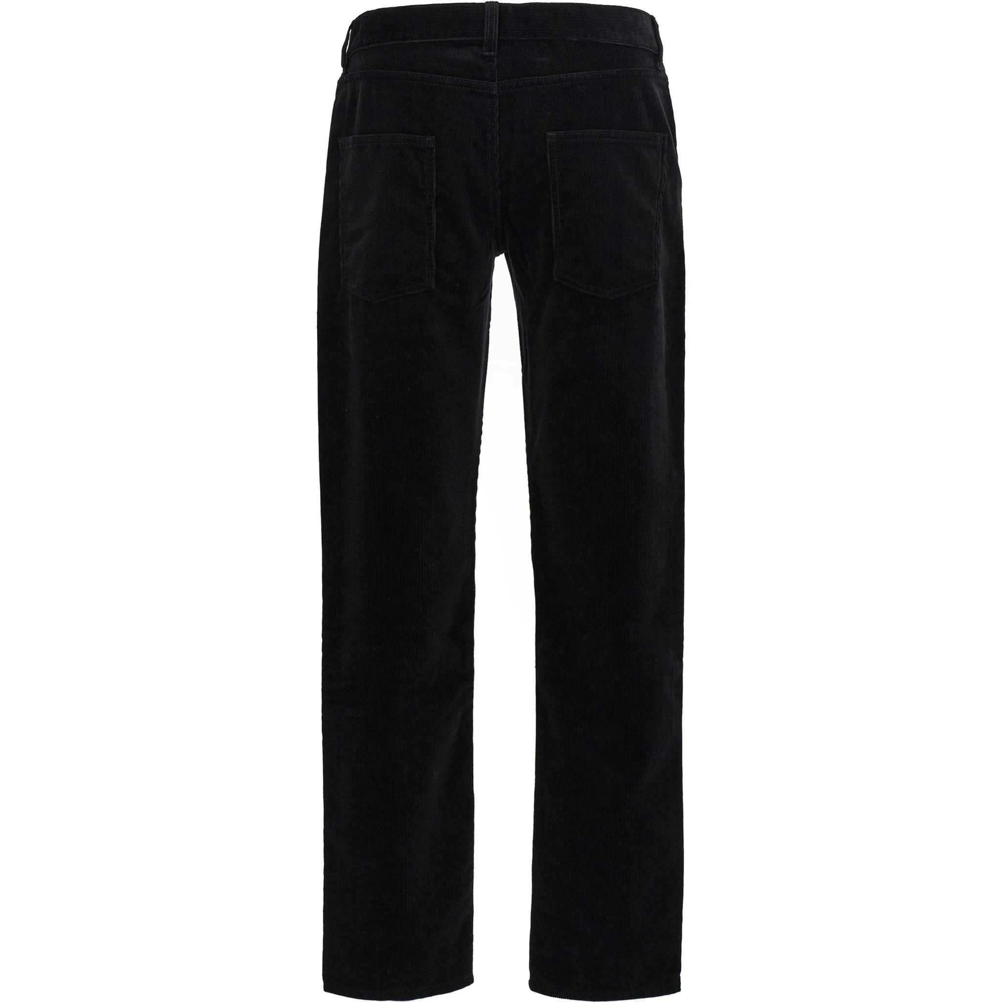 Black Cotton Casual Pants