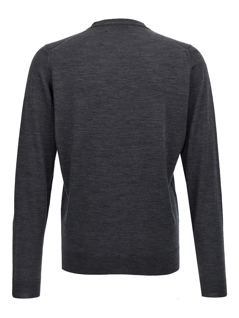 Gray Wool Cardigan