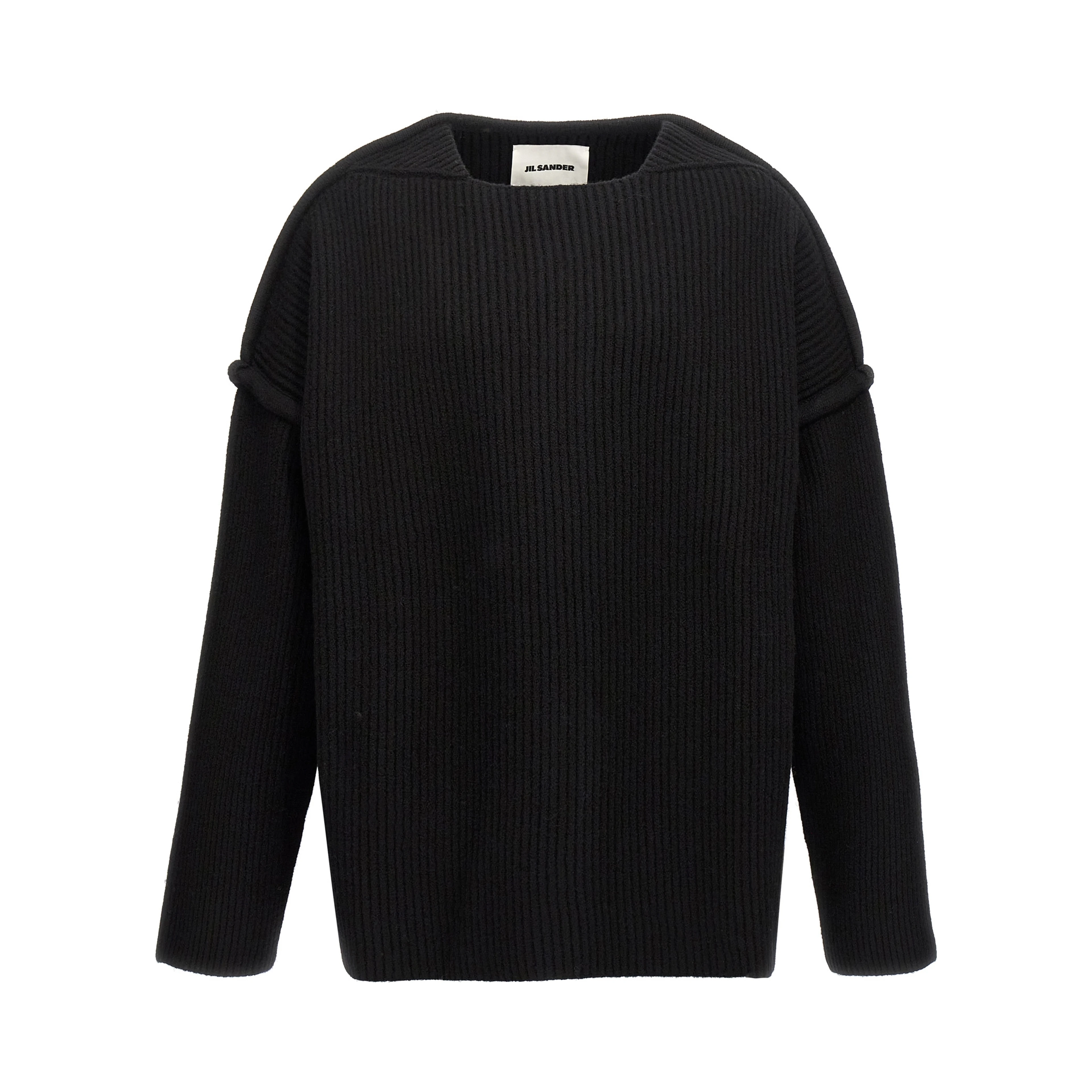 Black Wool Cardigan