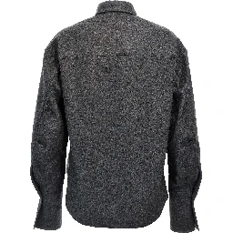 Gray Wool Blouse