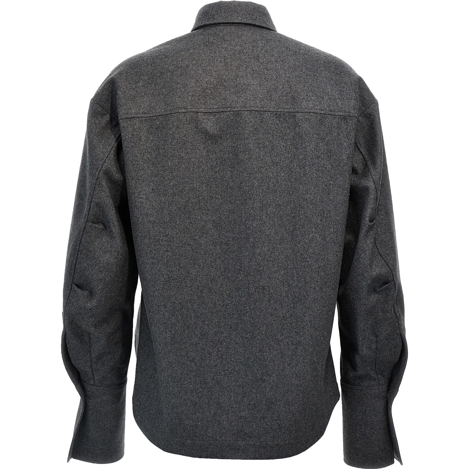 Gray Wool Blouse