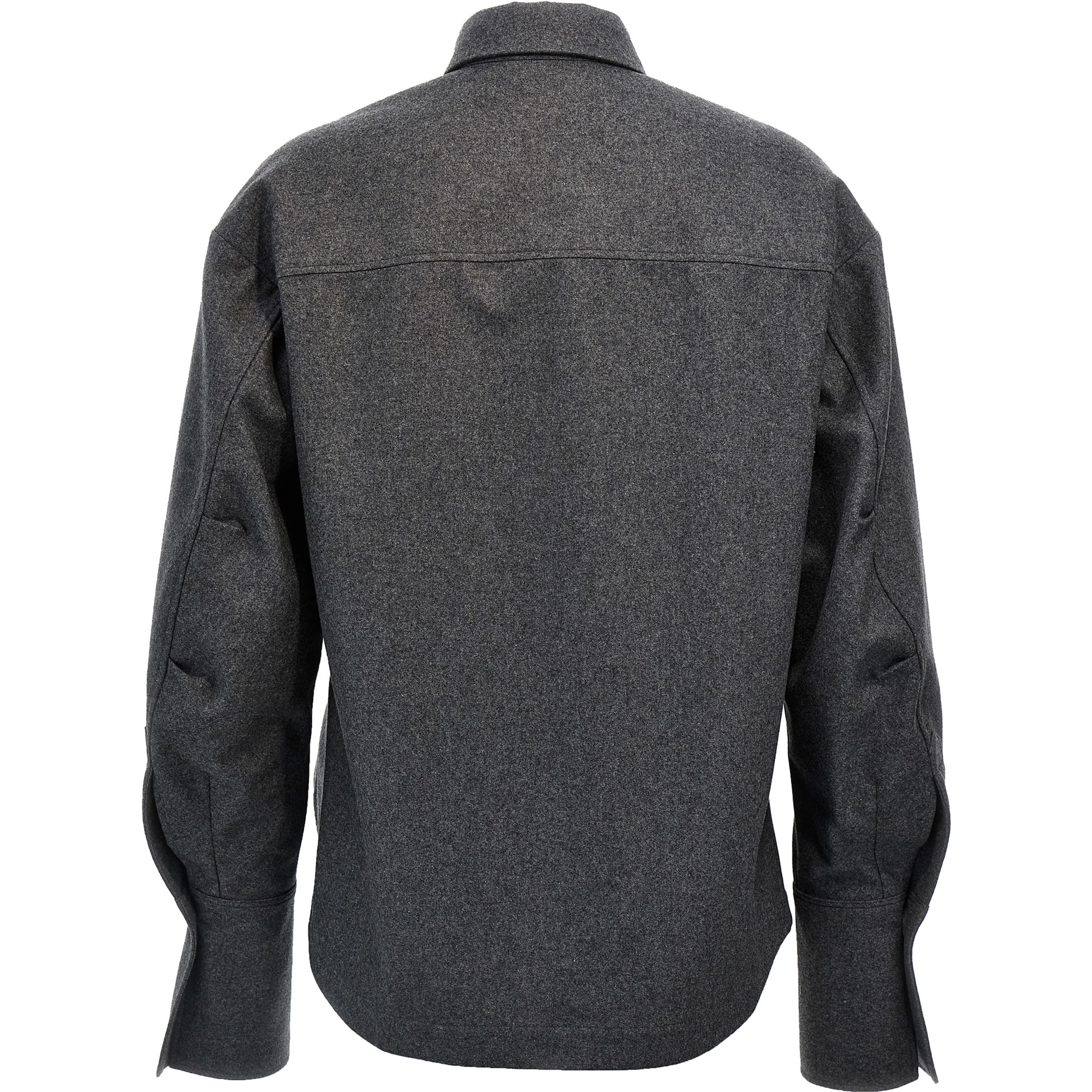 Gray Wool Blouse