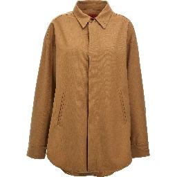 Brown Polyester Blouse