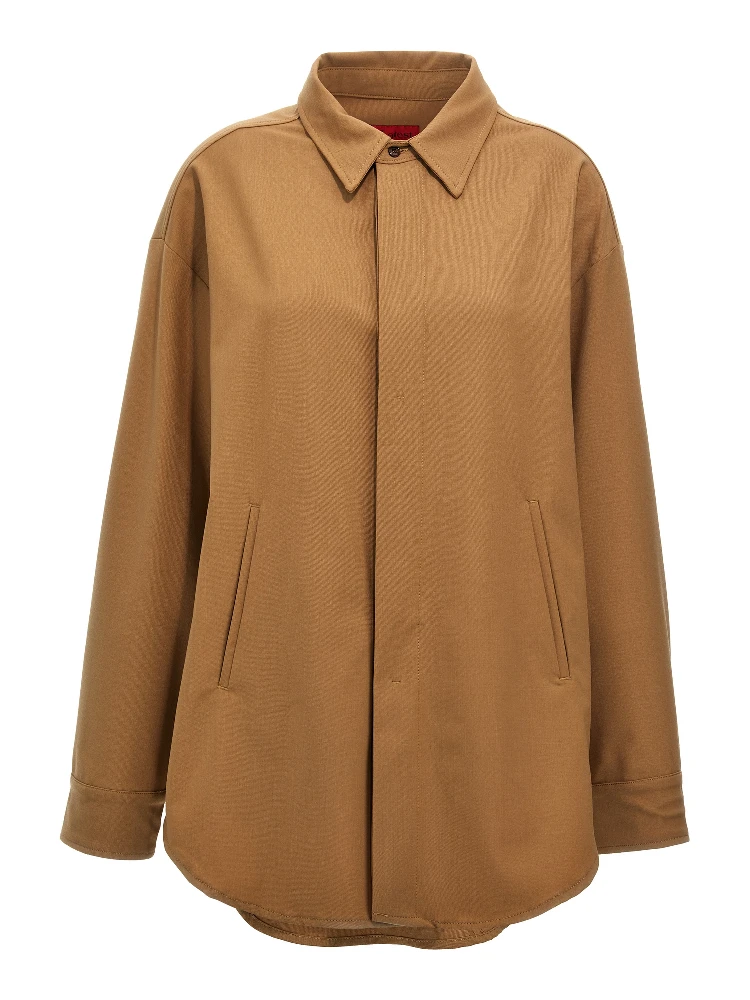 Brown Polyester Blouse