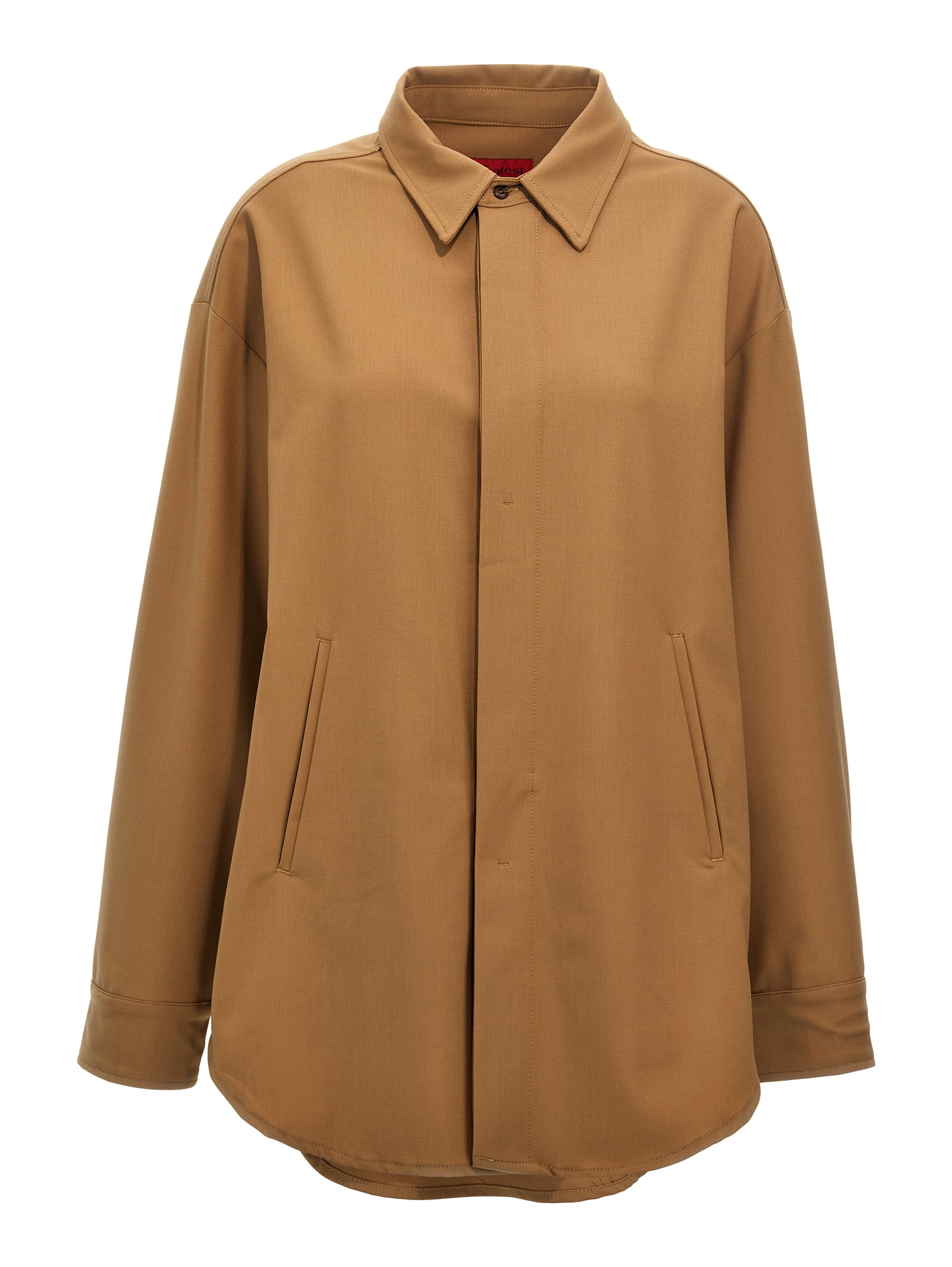 Brown Polyester Blouse