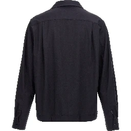 Blue Elastane Blouse