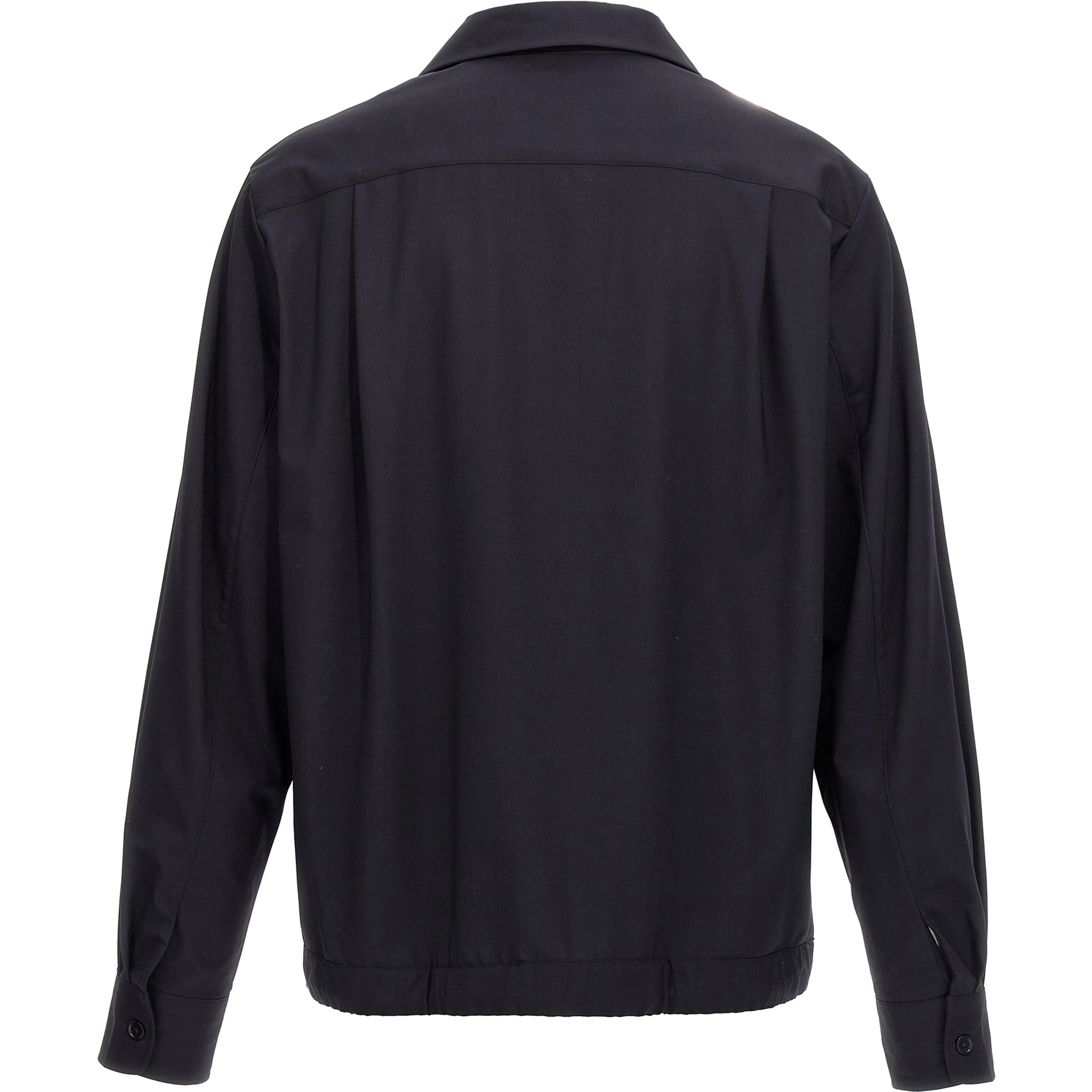 Blue Elastane Blouse