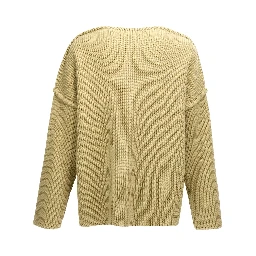 Bicolor Wool Cardigan