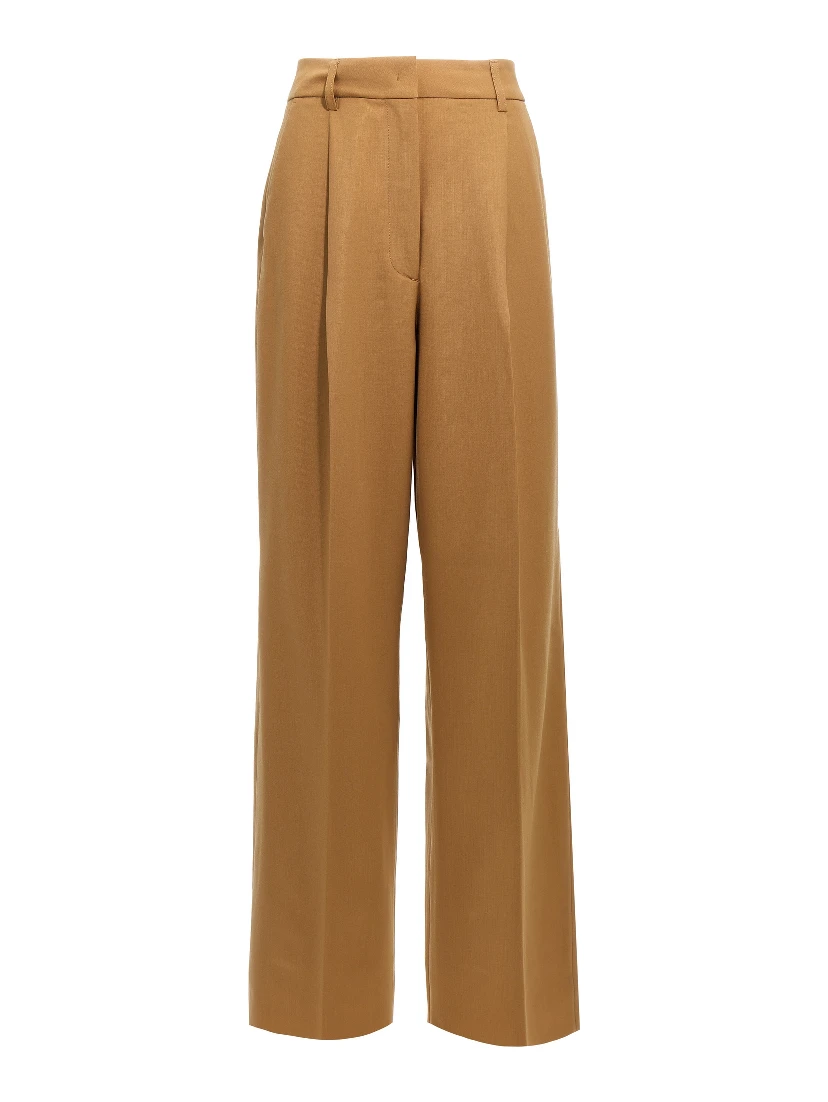 Brown Polyester Pants