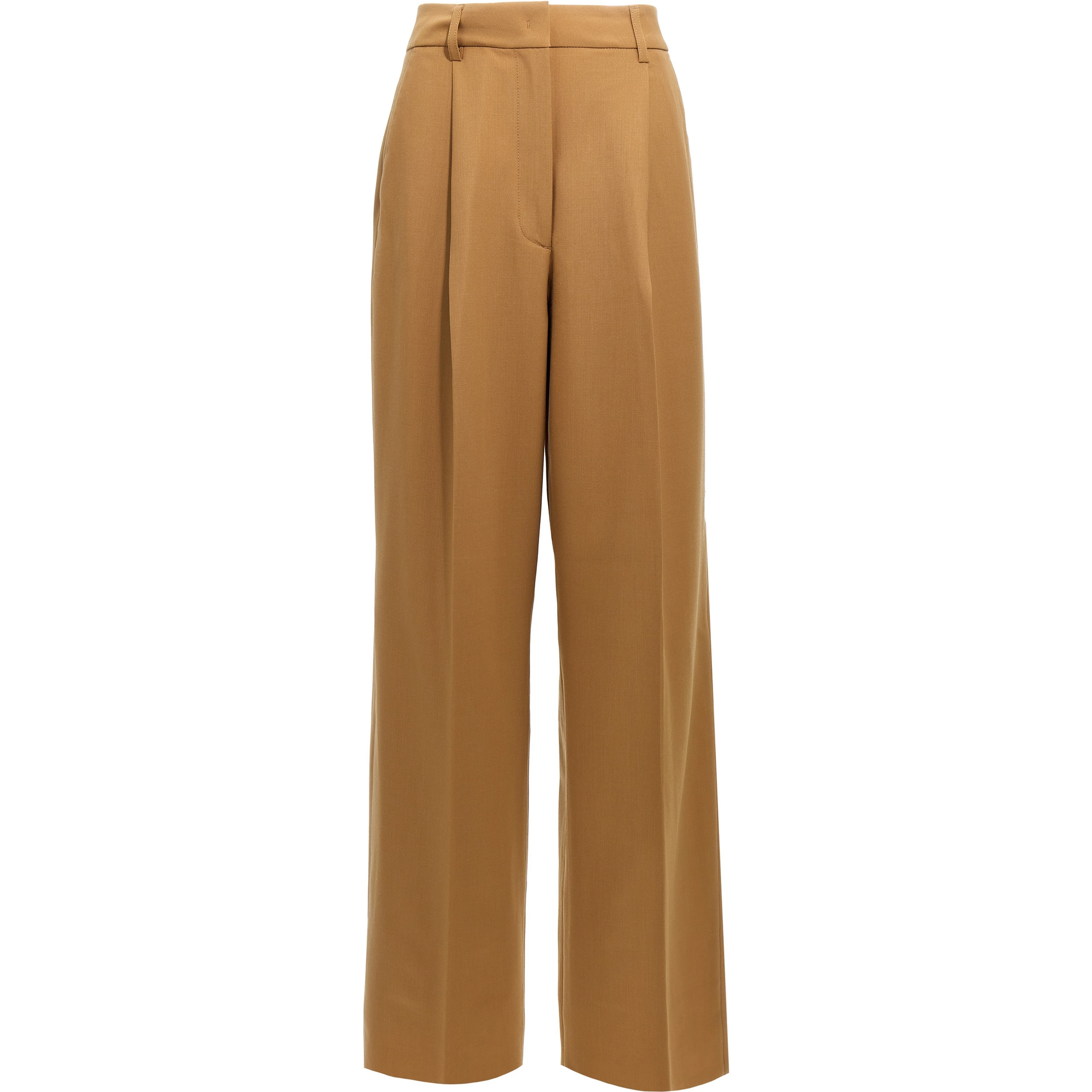 Brown Polyester Pants