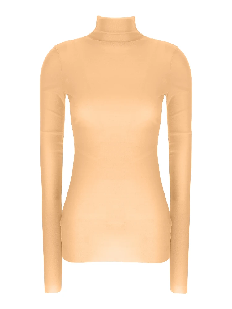 Multicolor Silk Turtleneck
