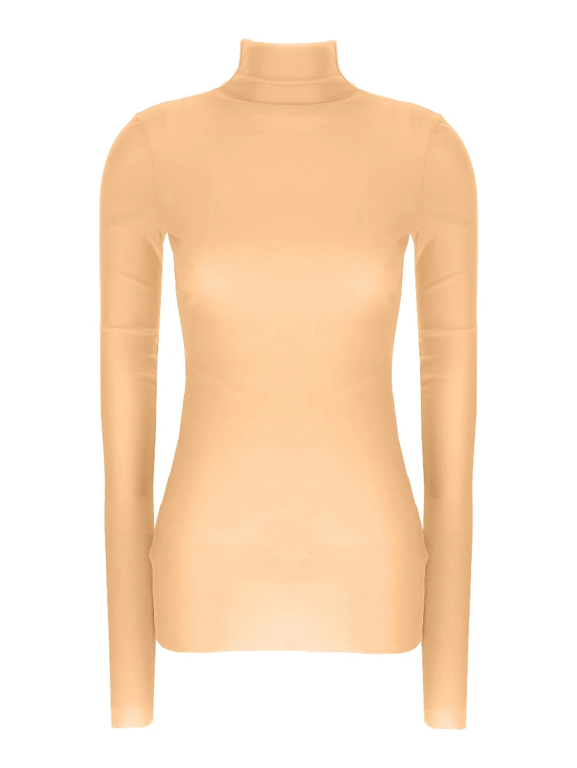 Multicolor Silk Turtleneck