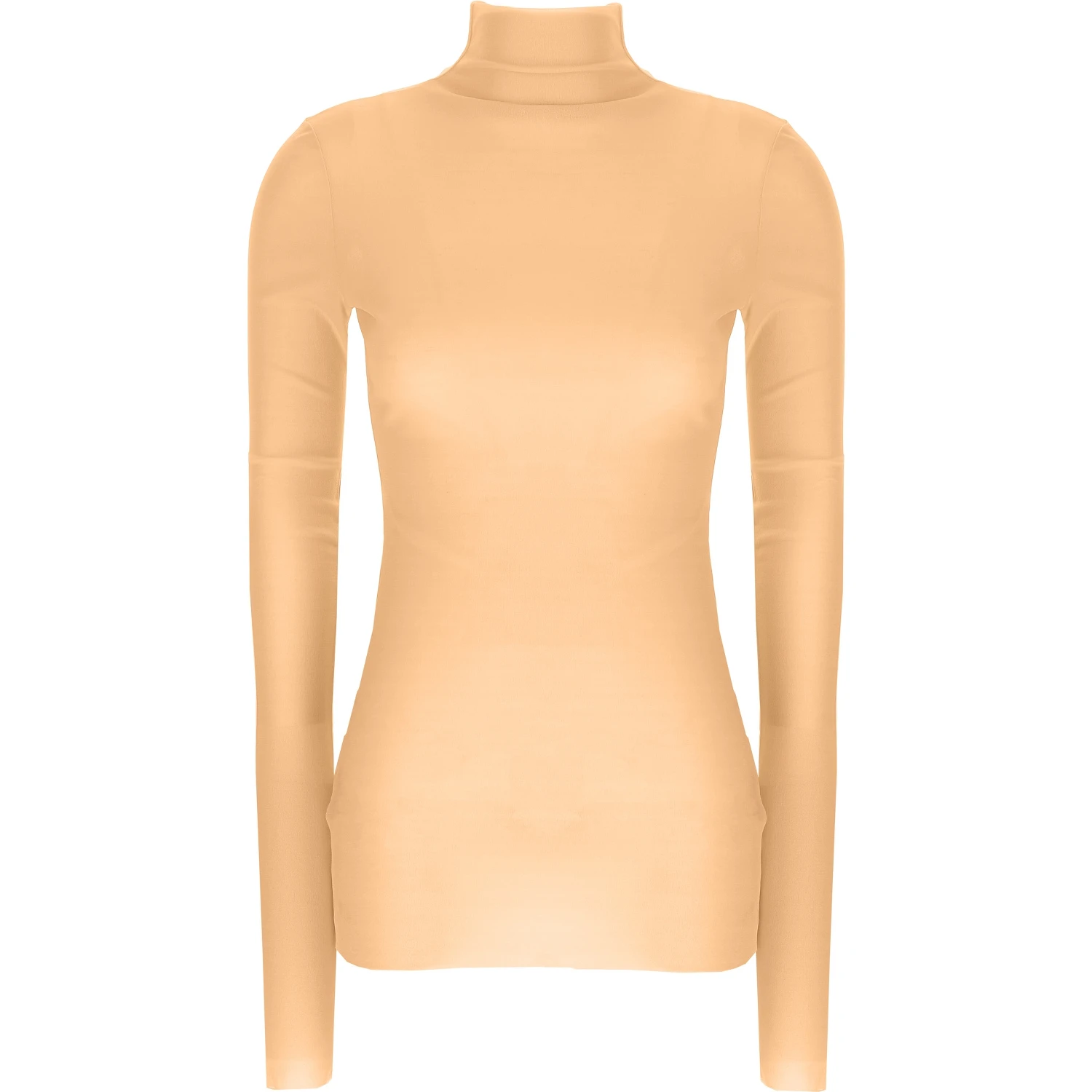 Multicolor Silk Turtleneck
