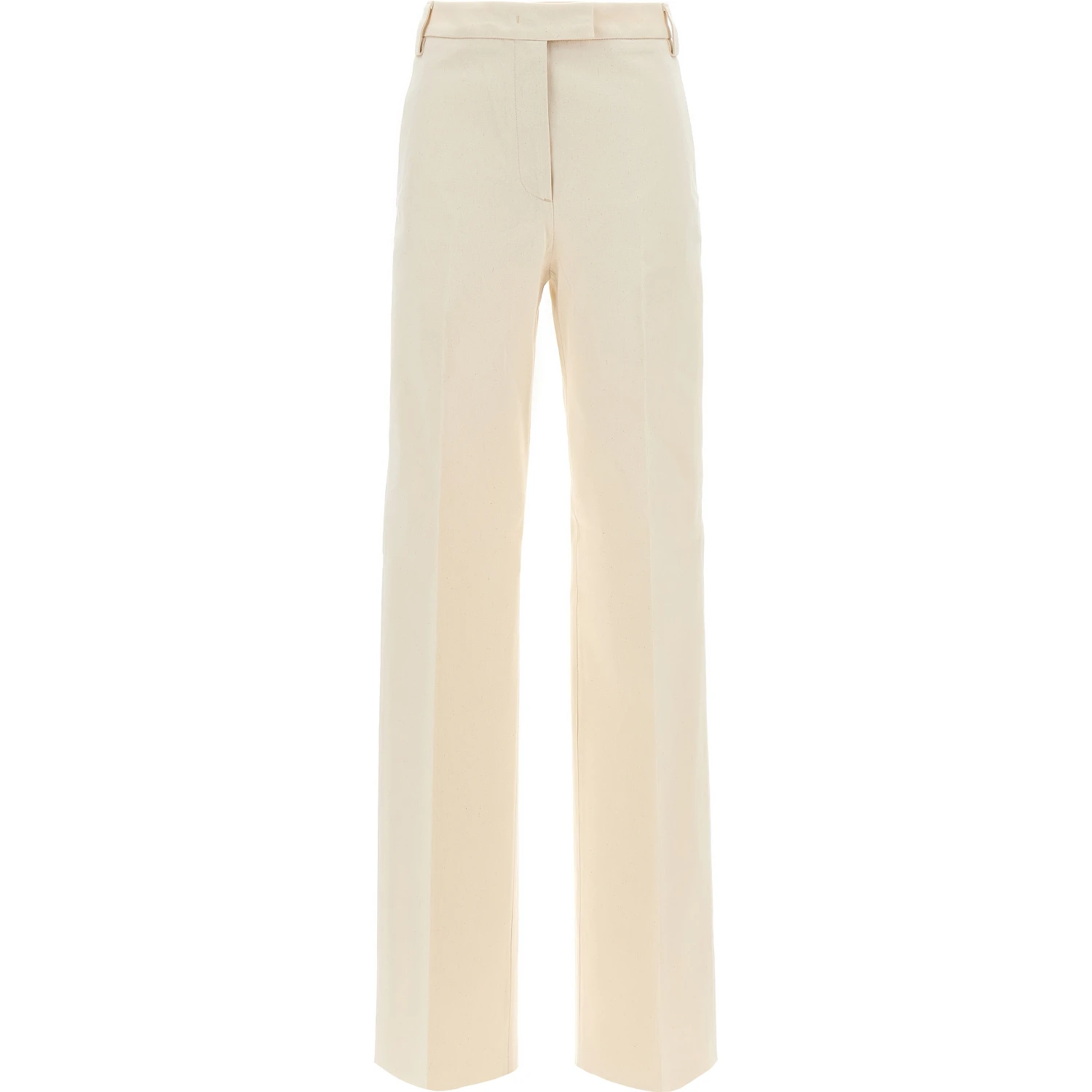Beige Cotton Pants