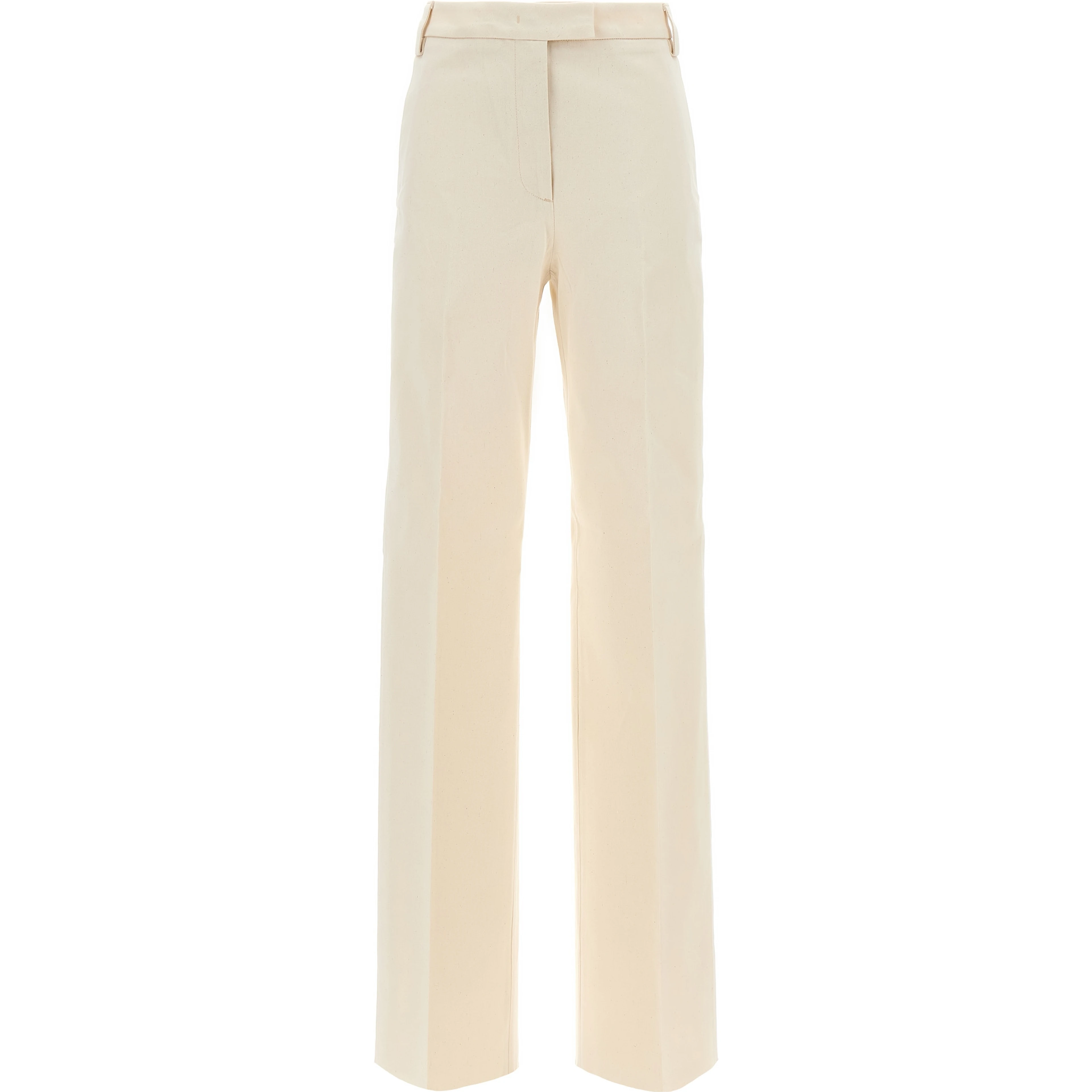 Beige Cotton Pants