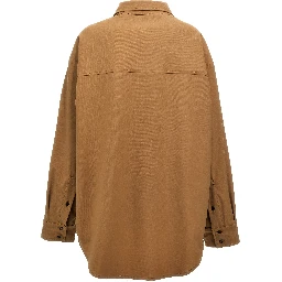 Brown Polyester Blouse