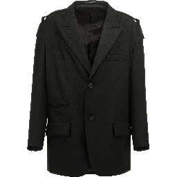 Black Wool Blazer