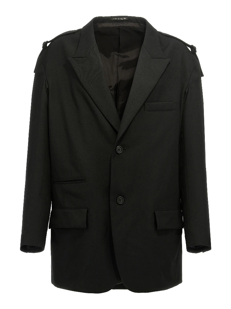 Black Wool Blazer