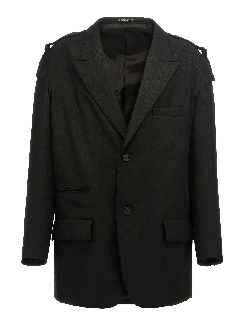 Black Wool Blazer